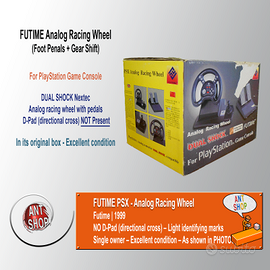 Futime PSX Analog Racing Wheel - CIB/Boxed - 1999