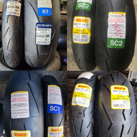 Gomme moto in mescola nuove e usate