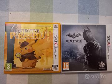 lotto 2 giochi nintendo 3ds Pikachu e Batman 