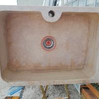 Lavello in marmo Travertino