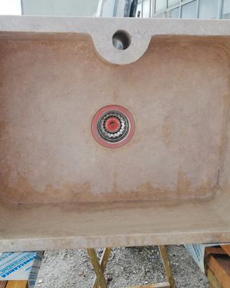 Lavello in marmo Travertino