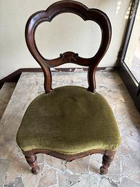 Sedie in stile Luigi Filippo
