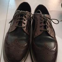 Martens 3989 Brogue - Pelle Bordeaux/Nero - Taglia