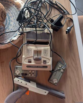 console 8 bit family game + joypad + pistola
