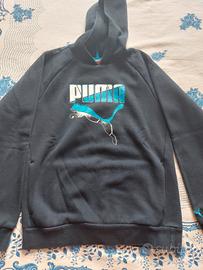 Felpa nera Puma 12/14 anni