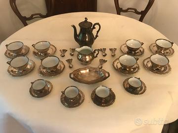 Antiquariato servito tè/caffè porcellana Bavaria