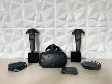 HTC VIVE Completo Visore Link box controller basi