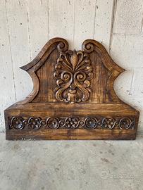 Testiera letto in legno