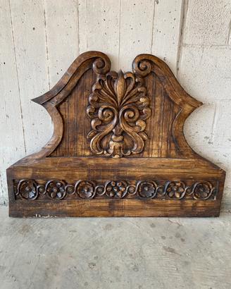 Testiera letto in legno