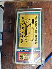 ADESIVI DECORAZIONE LANCIA Y 10 TURBO