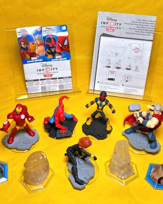 ✅ Lotto Personaggi Disney Infinity 2.0 Marvel PS4