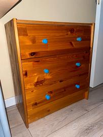 DUE CASSIETTERE IKEA IN LEGNO