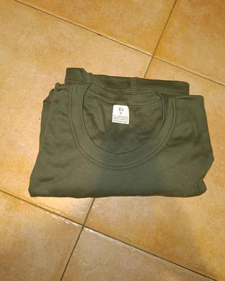 t-shirt verde militare