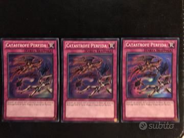 Yugioh catastrofe perfida lcyw it148 super 1ª 3x