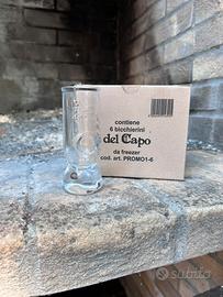 Bicchieri per Amaro del Capo