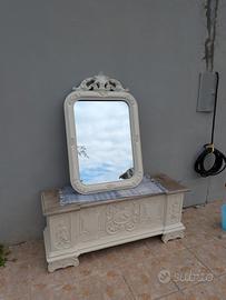 Specchiera Barocca Shabby Chic  