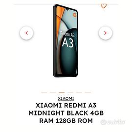 Smartphone redmi A3 black 