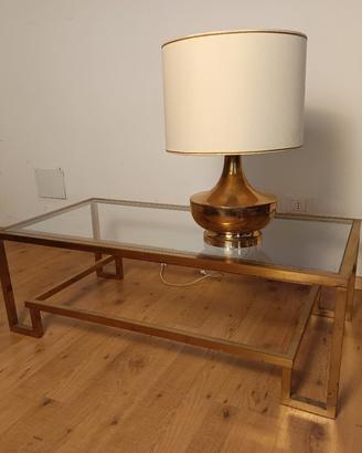 coffee table in ottone