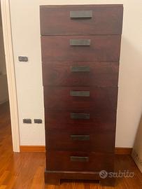 SETTIMINO E COMODINI IN LEGNO