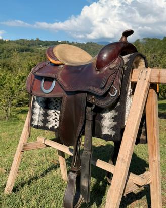 Sella western garland saddlery C diamond