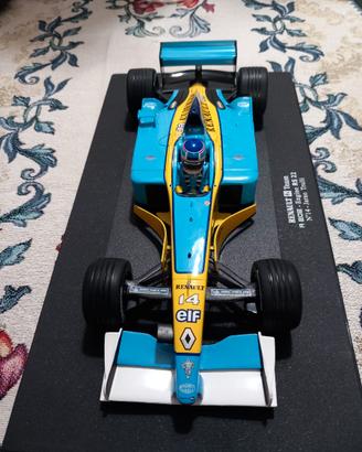 Modellino F1 RENAULT scala 1/18 Jarno trulli