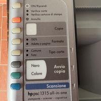 Stampante HP psc 1315 all in one