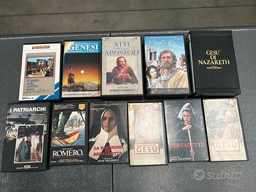 Lotto 11 VHS film religiosi