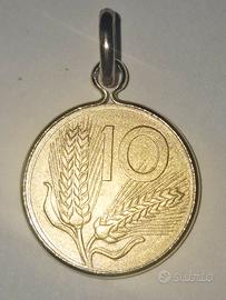 10 Lire Oro 1970