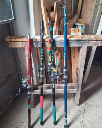 Canne da pesca e palamito