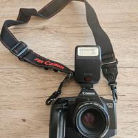 Canon eos 650 + 50fisso + flash