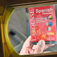 lente con lampade e supporto