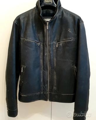Giacca Pelle Stile Biker 