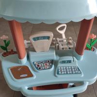 Banco frutta con cassa e carrellino