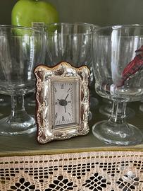 Orologio sveglia argento