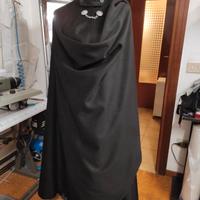 Tabarro Mantello Nero Veneziano Creato a Mano