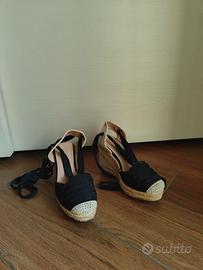 Scarpe di corda nere