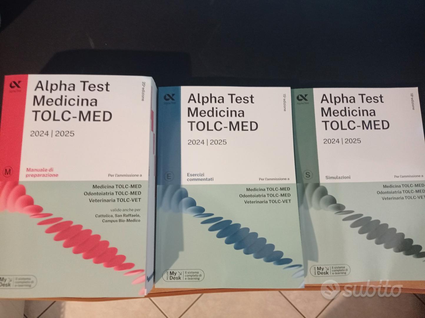 alpha test medicina 2023/2024(TOLC-MED) - Libri e Riviste In vendita a  Torino
