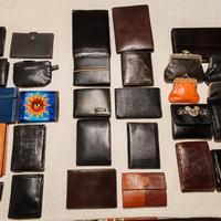 30 Portafogli in pelle, vintage e non Leggere