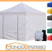 Gazebo Pieghevole acciaio 3x3 mt certificato