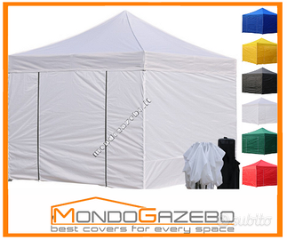 Gazebo Pieghevole acciaio 3x3 mt certificato