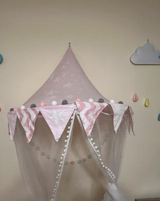 Set tenda gioco e decorazioni cameretta