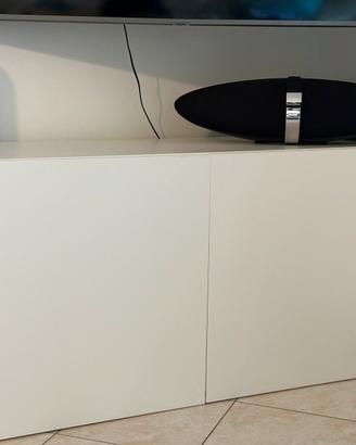 Mobile Ikea Bestå bianco 120x42x64 cm + supporto