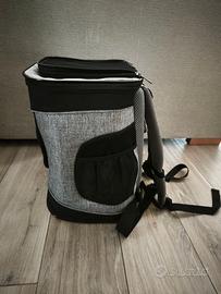 Trasportino zaino per cani e gatti 7 kg da viaggio