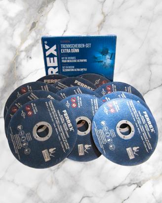 Dischi taglio 125 mm Ferrex 11 pezzi sottili