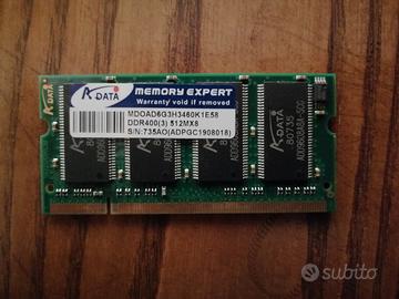Ram DDR400 PC3200 512Mb