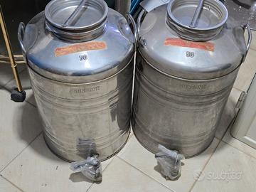 bidoni olio con rubinetto