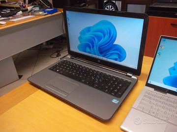 NOTEBOOK  hp 15 serie  CORE I3+4GB+320GB SATA+W11