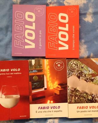 lotto 5 libri Fabio volo 
