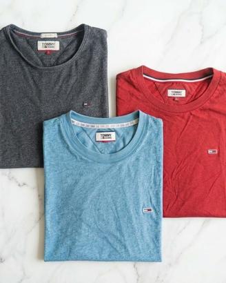Lotto 3 T-shirt uomo Tommy Jeans taglie S,L,XL