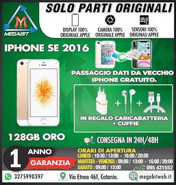 Iphone se 2016 128gb oro - totalmente originale